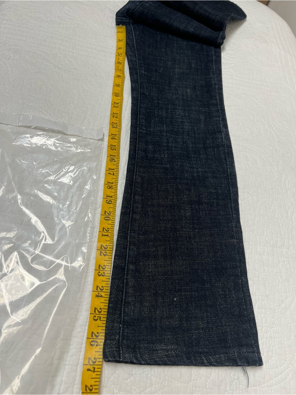 bebe Premium Denim Low Rise Bootcut Jeans Rhinestone Bling Y2K Size 28 ✨ - Picture 9 of 16